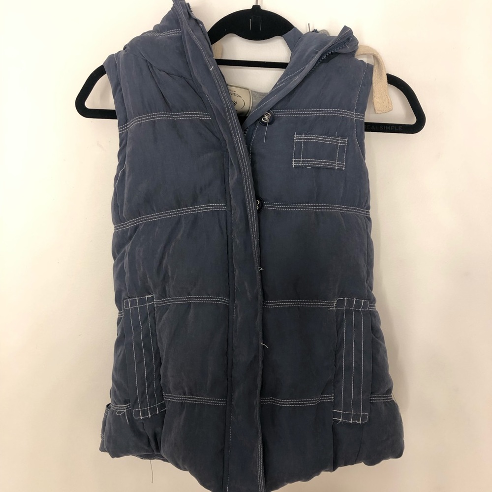 Blue and Grey Vest